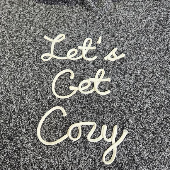 Marled 'Let's Get Cozy' Hooded Sweater Size Small - Picture 4 of 8